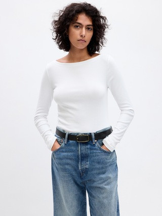 Modern Boatneck T-Shirt | Gap (CA)