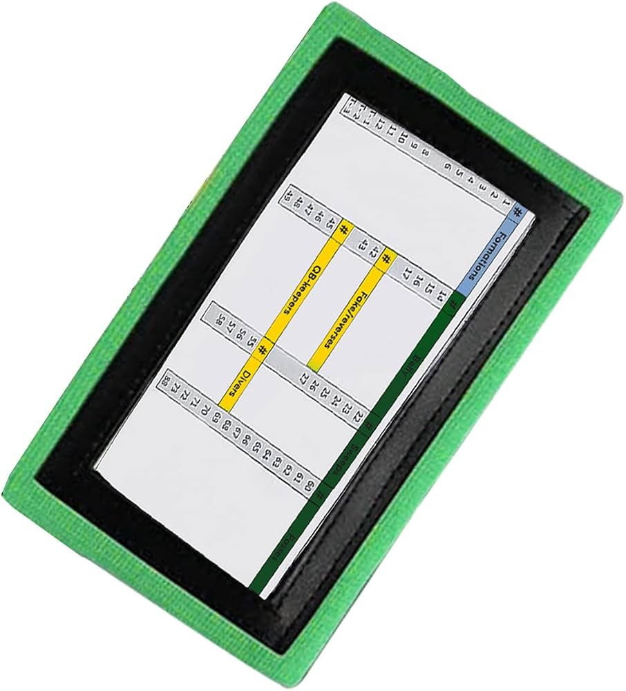 QB Playbook Wristband - Football Quarterback Play Wristbands for Adult and Youth - Wrist Coach fo... | Amazon (US)