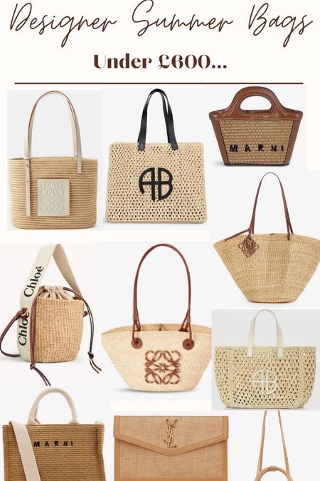 Designer summer bags (under £600) 🤎 #Designerbags #Summerbags 

#LTKstyletip #LTKitbag #LTKFind