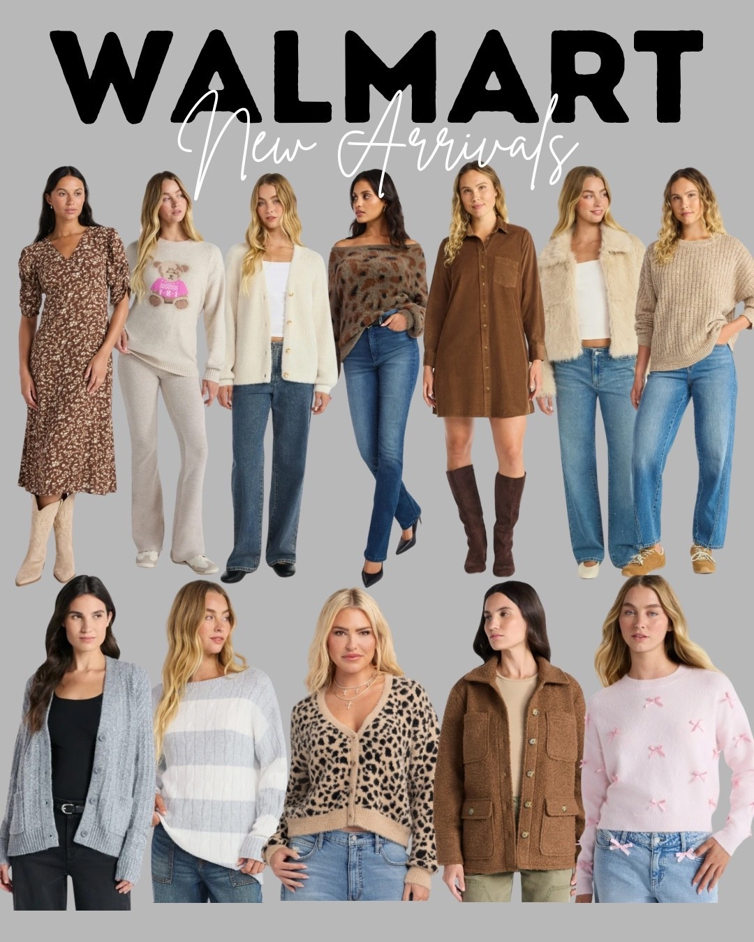 Walmart new arrivals! 




#walmart #walmartfashion #walmartstyle #walmartfinds #newarrivals #fall #fallfashion #fallstyle #fallfinds #fallarrivals #fallclothing #fallclothes #falloutfits #outfitidea #outfitinspo #ootd #timeandtru #noboundaries #maddennyc #newatwalmart #falloutfits #fallinspo #sweaters #cardigansweater #winter #winterarrivals #winterclothing #falldress #corduroydress #bowsweatshirt #bowtrend #oversizedsweater #leopard #leopardprint #walmartoutfit #outfitideas 

#LTKHoliday #LTKGiftGuide #LTKCyberWeek