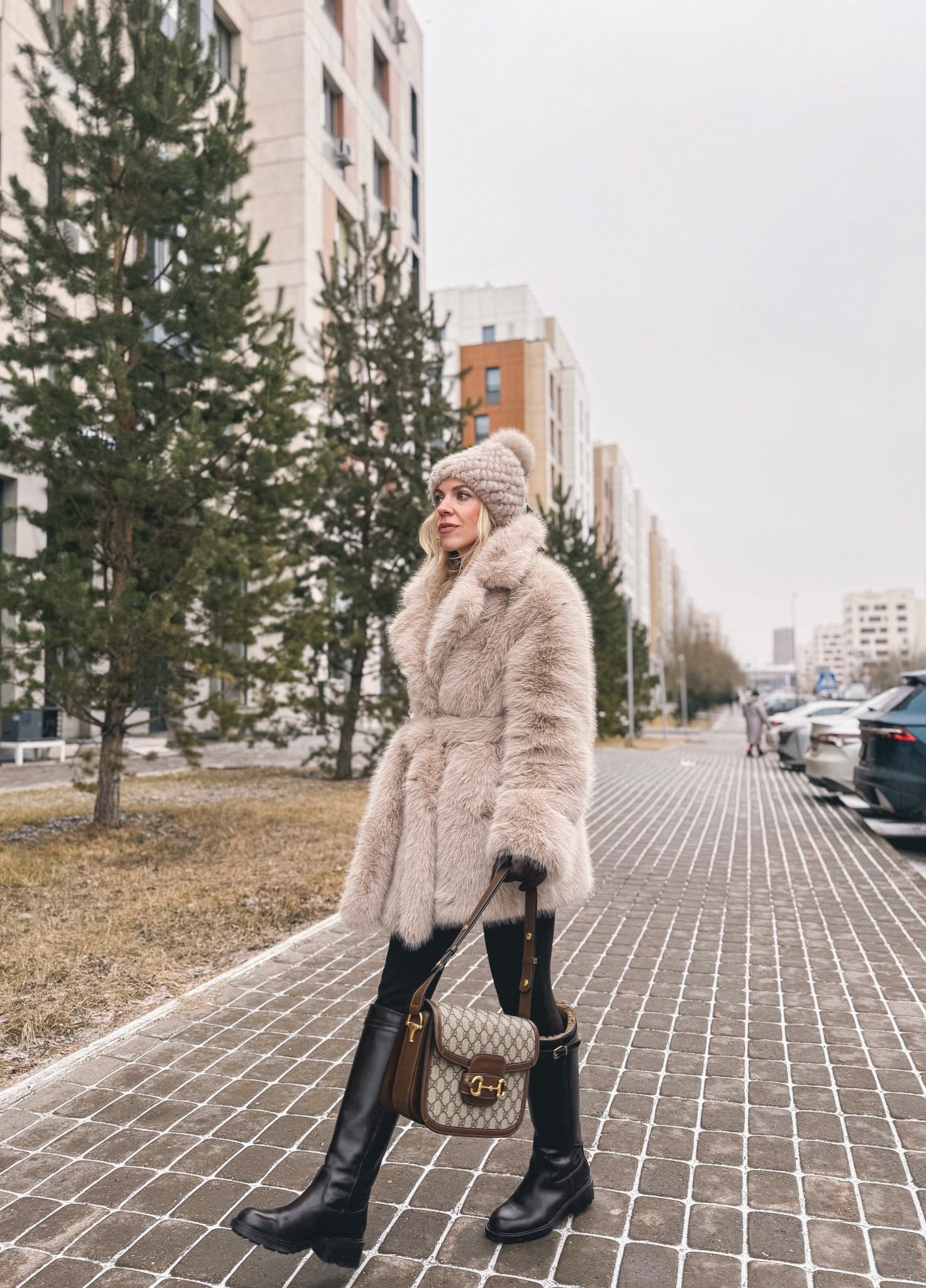 Beige fur coat, faux fur coat outfit with Zara dark brown leggings, Zara leather waterproof winter boots (under $200!)

#LTKSeasonal #LTKFindsUnder50 #LTKHoliday