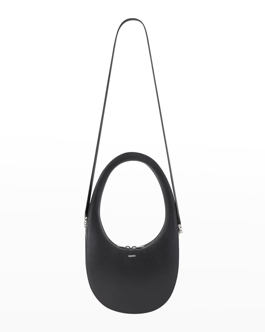 Coperni Swipe Zip Leather Crossbody Bag | Neiman Marcus