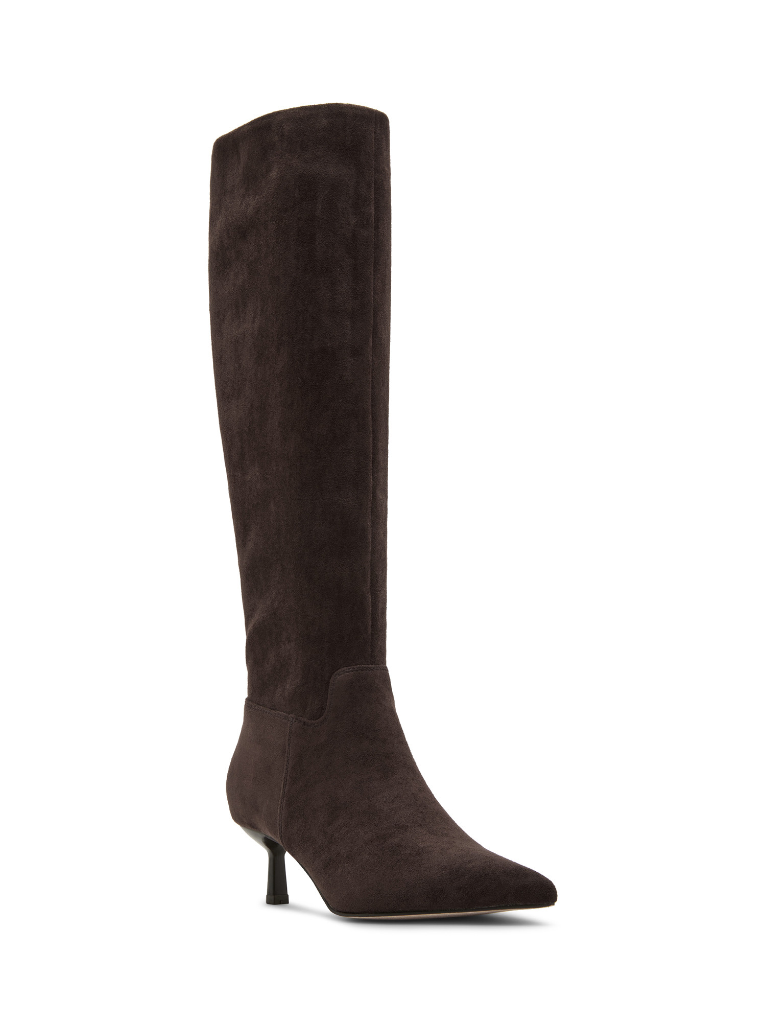 Madden Girl Women's Dicee Kitten Heel Knee High Boots (Wide Calf Available) | Walmart (US)