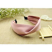 Pink Satin Twist Headband, Headbands For Women, Bohemian Headband, Knotted Headband, Wide Headband, Stylish Fashion Hairband, Alice Band | Etsy (US)