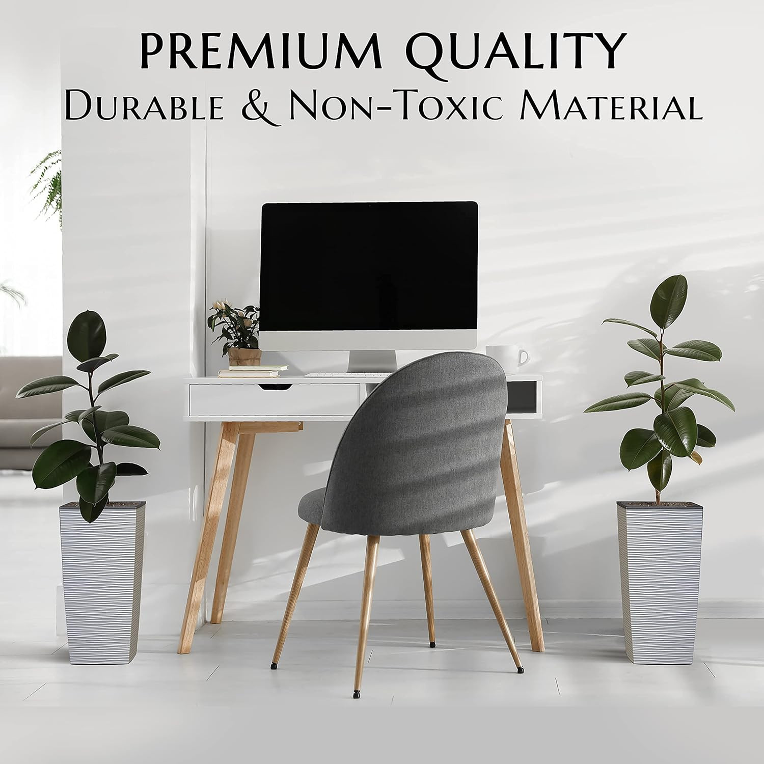 Mueller Austria M-Resin Heavy Duty Tall Planter, Indoor/Outdoor Grande Plant, Tree, Flower Pot, 2... | Amazon (US)