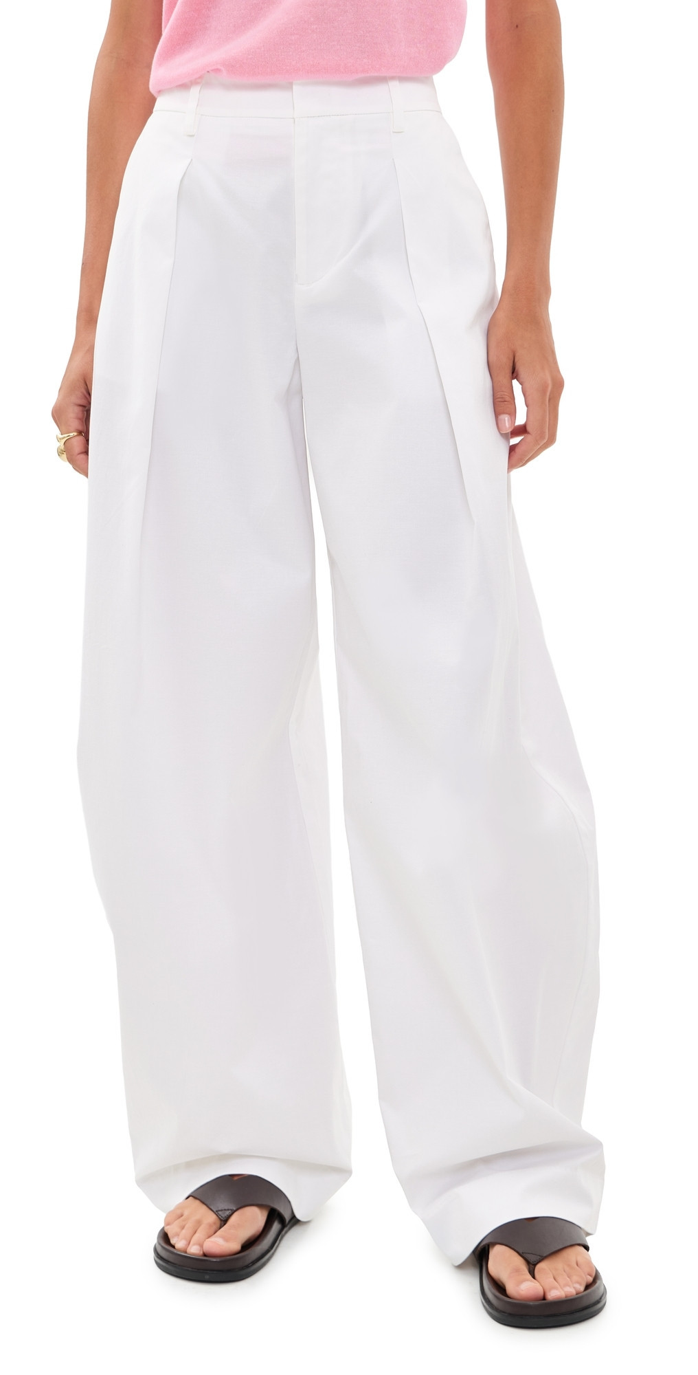 STAUD Elias Pants White 0 | Shopbop