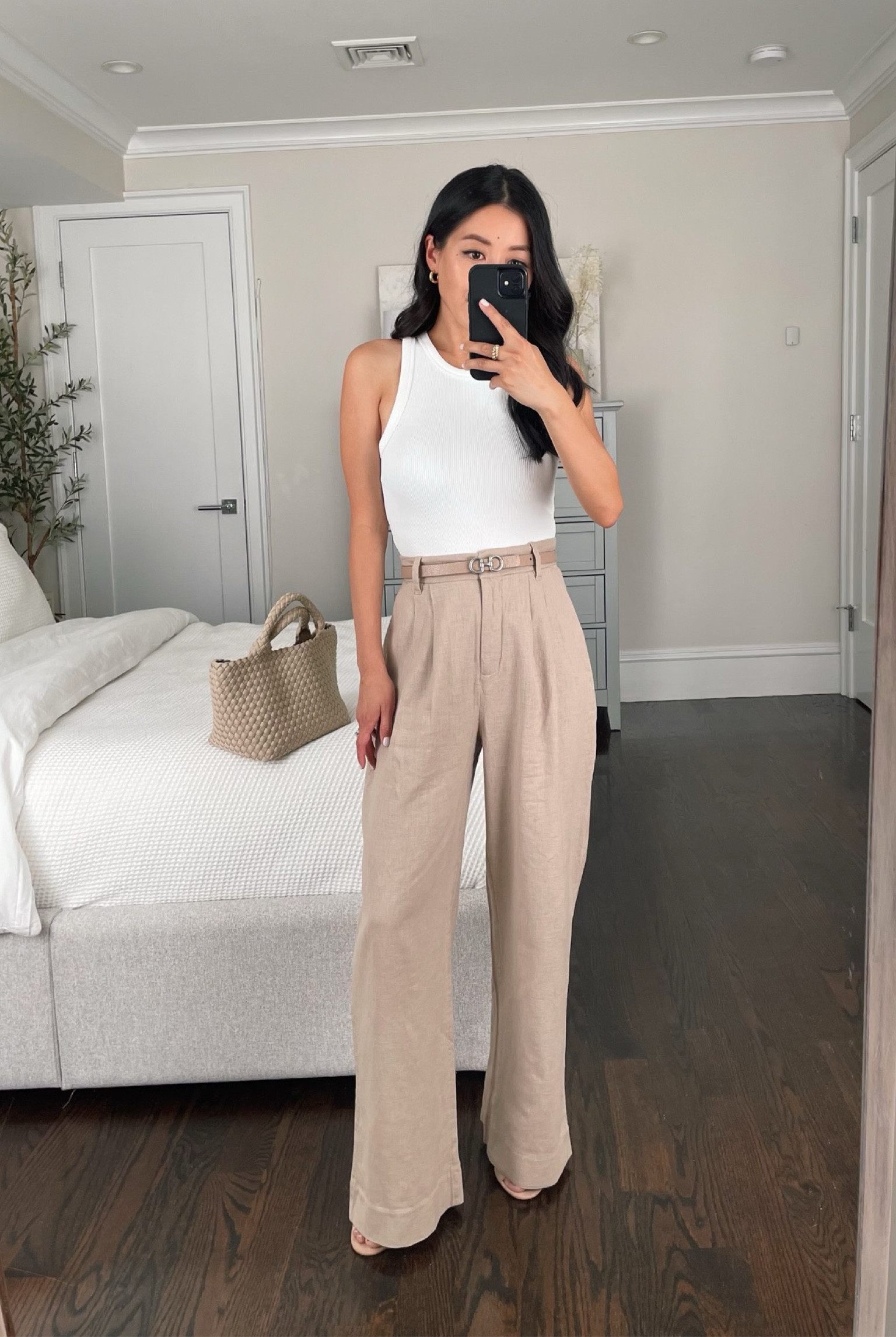 Sydney pant in stretch linen blend curated on LTK