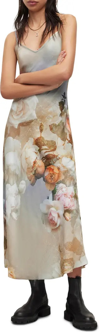 AllSaints Bryony Rosalia Floral Slipdress | Nordstrom | Nordstrom