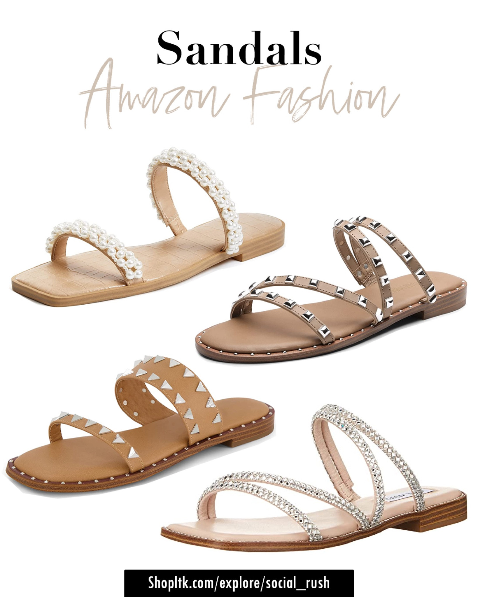 Sandals, Dressy Sandals, Slide Sandals, Flat Sandals, Studded Sandals, Beige Sandals, Pearl Sandals, Strappy Sandals, Nude Sandals, Summer Sandals, Spring Sandals, Amazon Fashion

#LTKshoecrush #LTKunder100 #LTKSeasonal