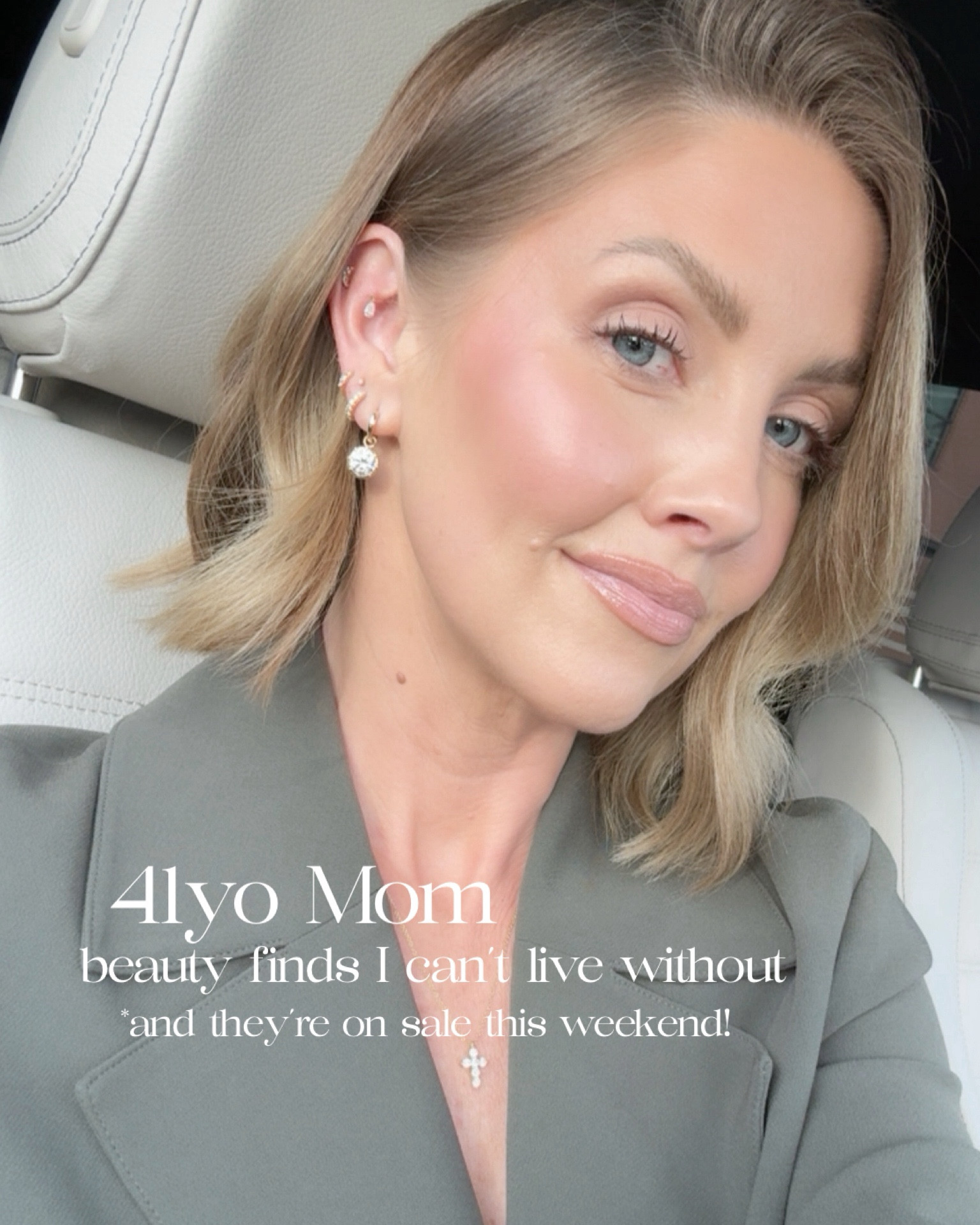 Beauty products I can’t live without as a 41yo Mom ✨ Makeup shades:
Foundation- Vienna 
Concealer- Silk
Eye tint- #18
Powder- Translucent 
Bronzer- Buff dune
Lip liner- Medium
Lipstick- Haze

#LTKSaleAlert #LTKOver40 #LTKBeauty