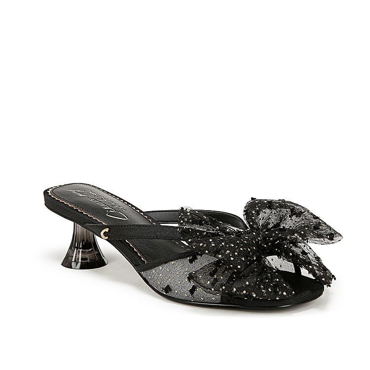 Circus by Sam Edelman Natalina Sandal | Women's | Black | Size 7.5 | Heels | Sandals | Kitten | DSW