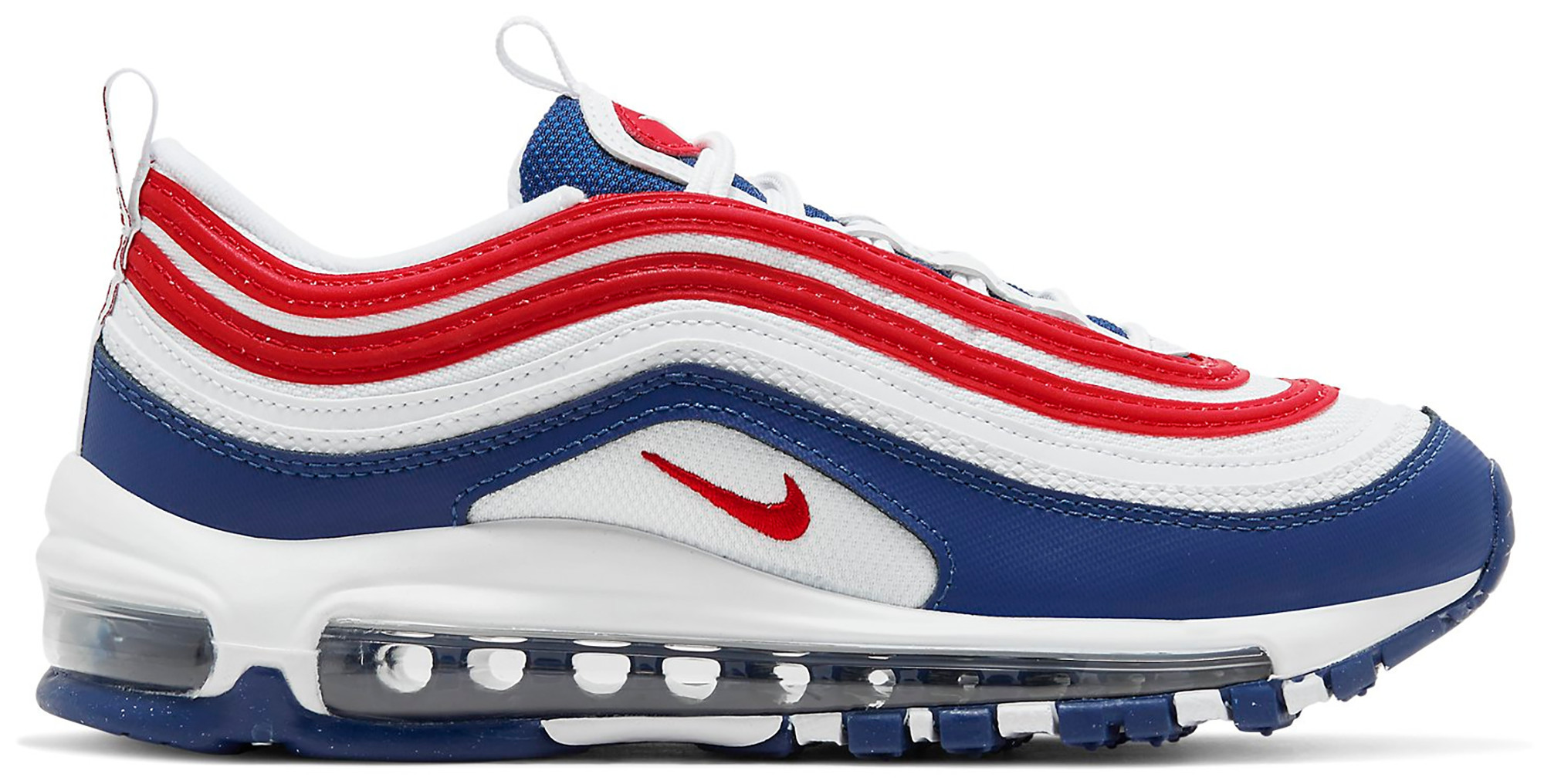 Nike Air Max 97 Red Royal Sneakers in White/University Red/Game Royal | StockX