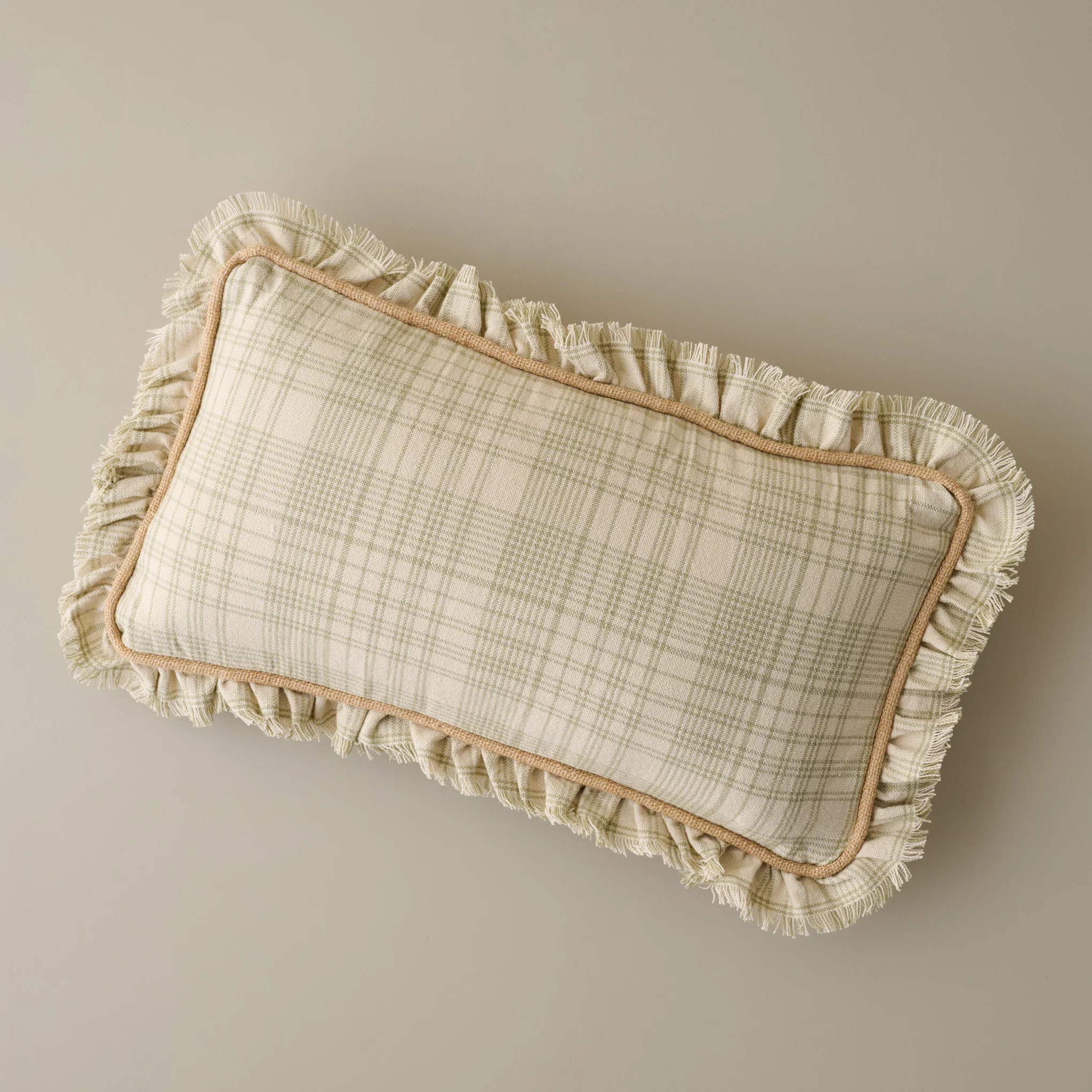 Tyler Check Pillow w/ fill | Magnolia