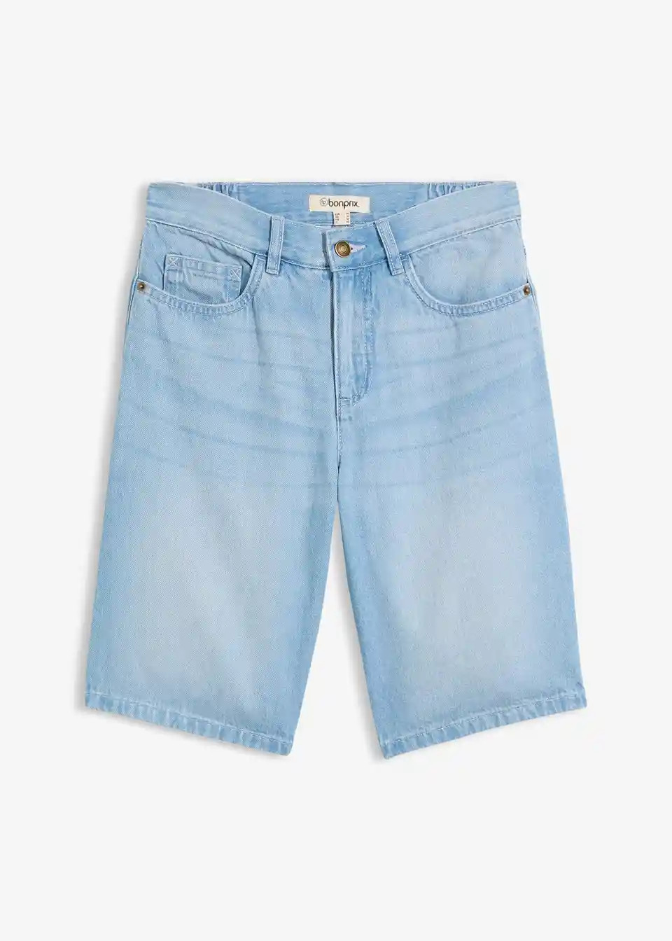 Leichte Jeans-Bermuda Mid Waist, Bequembund | Bonprix DE