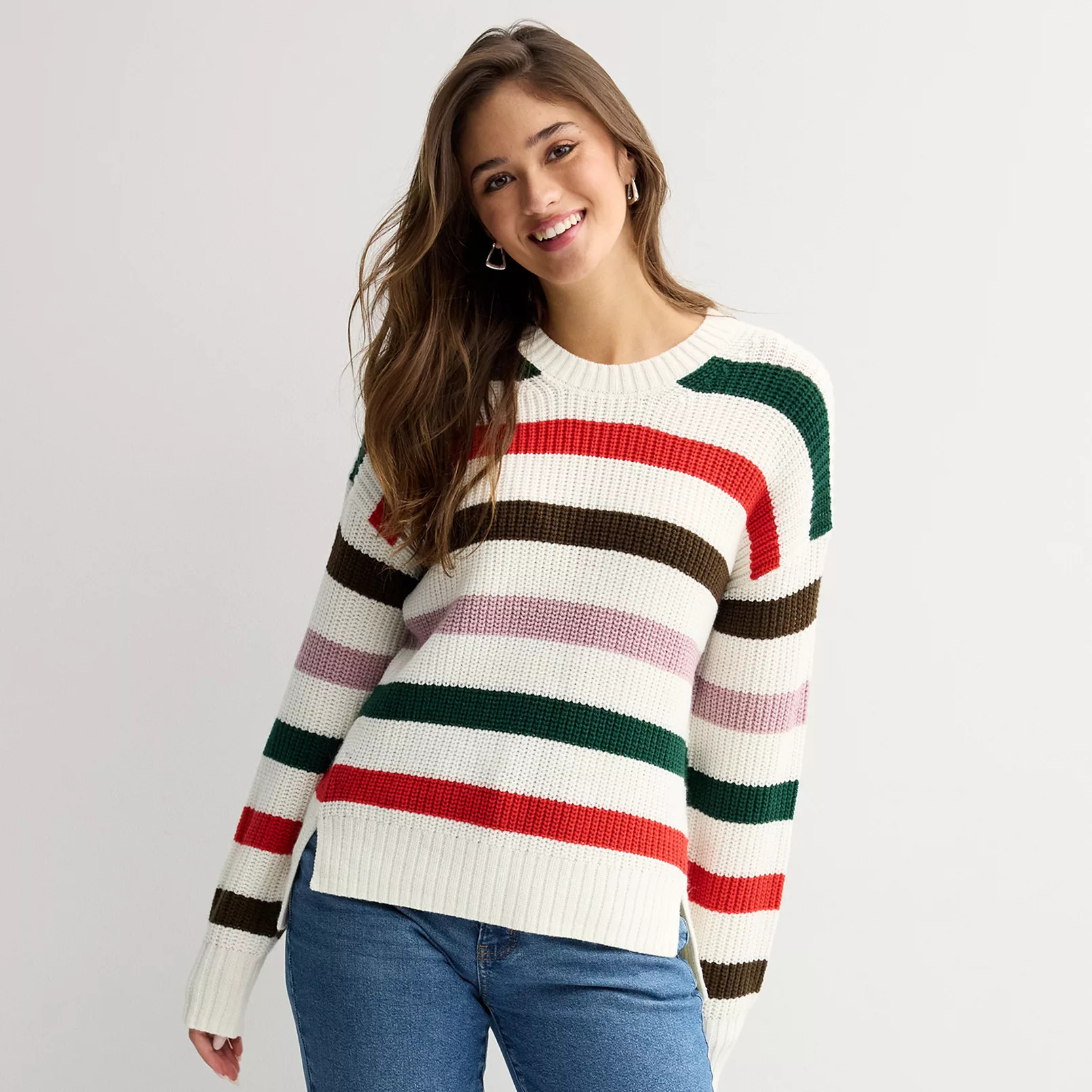 Juniors' SO® Essential Crewneck Pullover Sweater | Kohl's