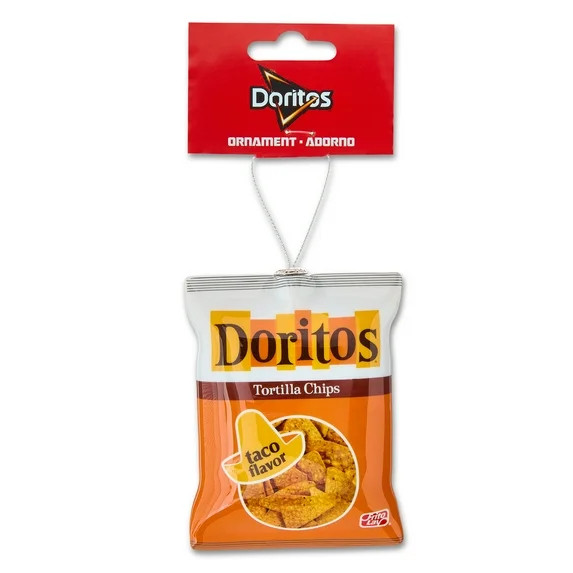 Doritos Taco Flavor Hanging Christmas Ornament, 4 Inches Tall, Plastic, Orange, Collectible, by R... | Walmart (US)