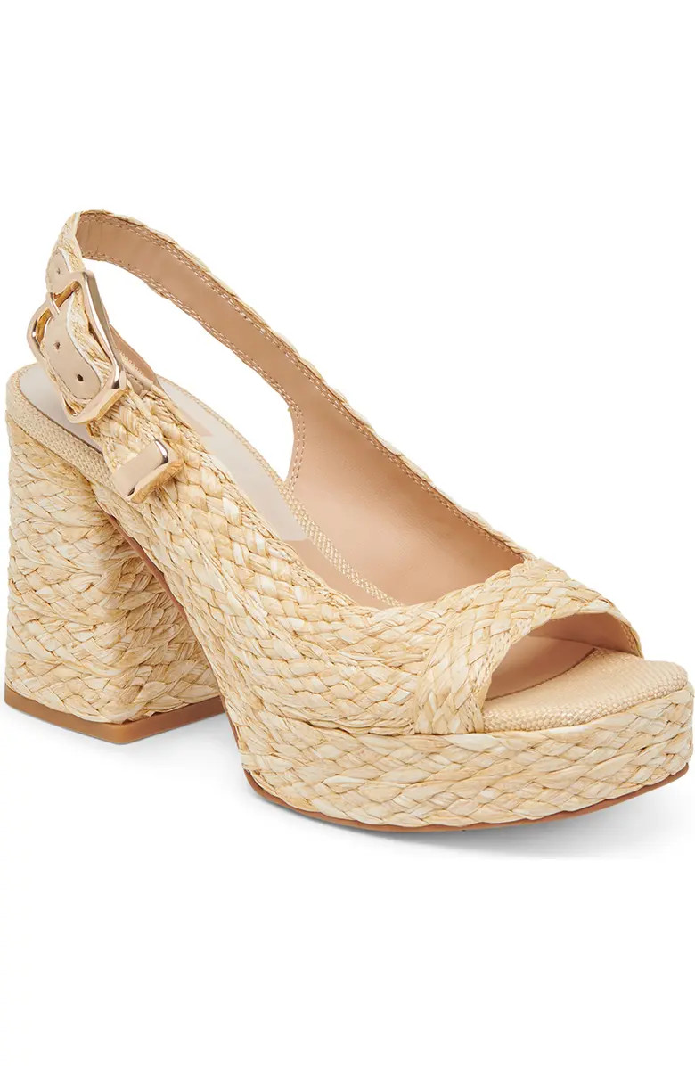 Dolce Vita Flores Slingback Platform Sandal (Women) | Nordstrom | Nordstrom
