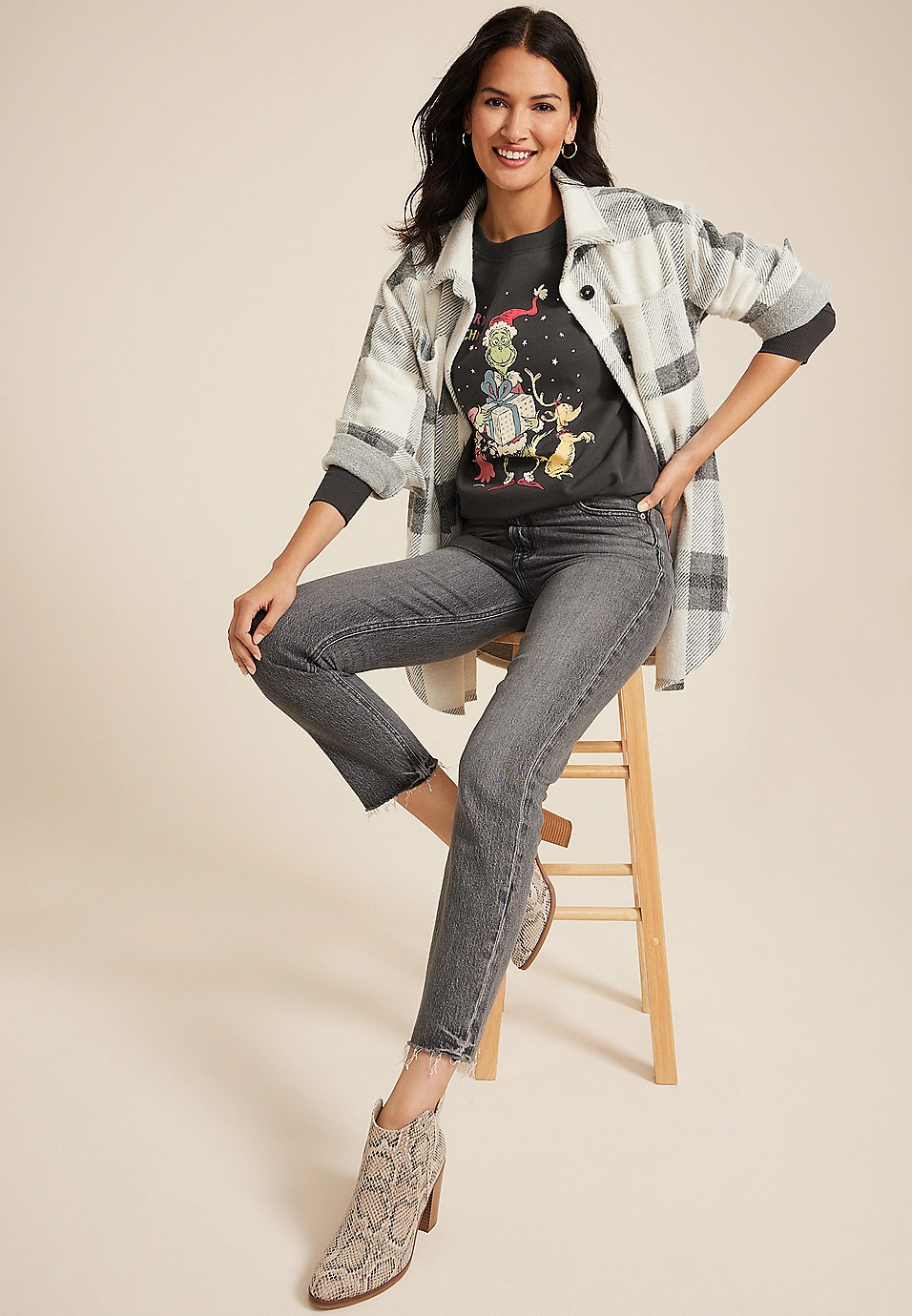 Merry Grinchmas Relaxed Fit Sweatshirt | Maurices