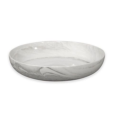 Artisanal Kitchen Supply® Coupe Marbleized Dinner Bowls in Grey (Set of 4) | Bed Bath & Beyond