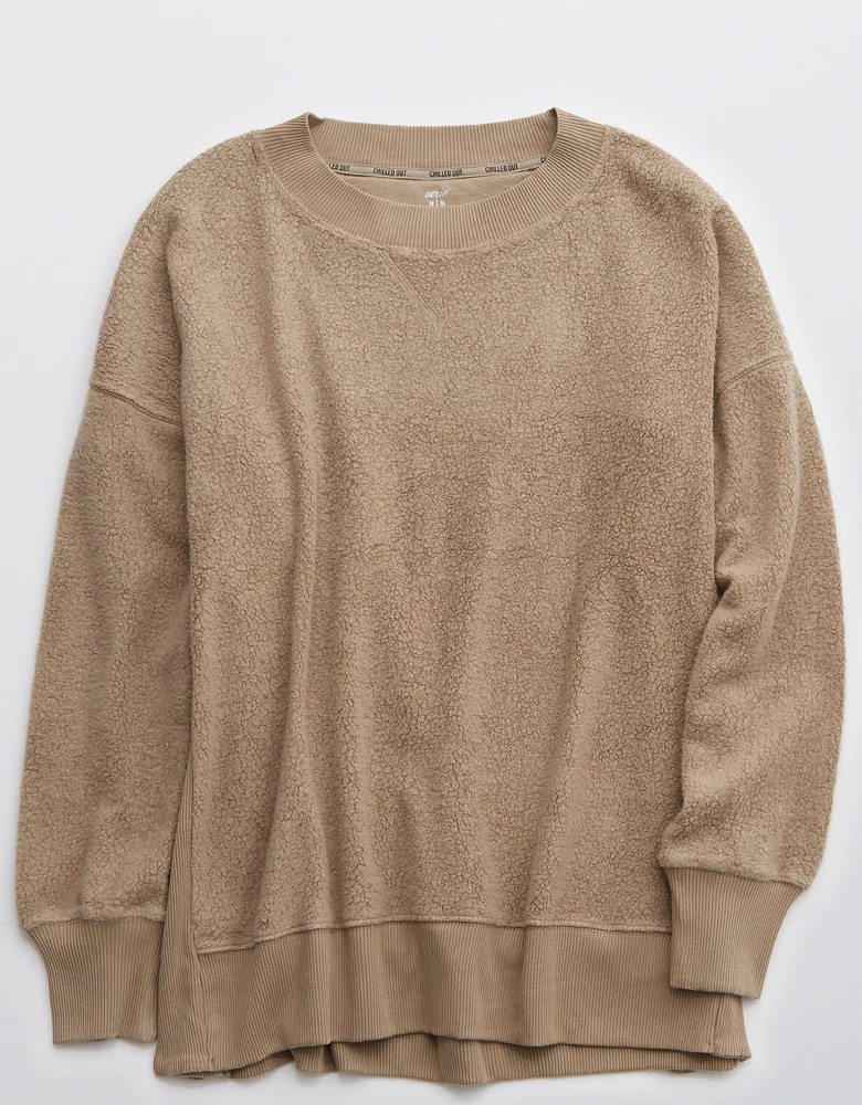 Aerie Cozy Good Vibes Oversized Sweatshirt | American Eagle Outfitters (US & CA)