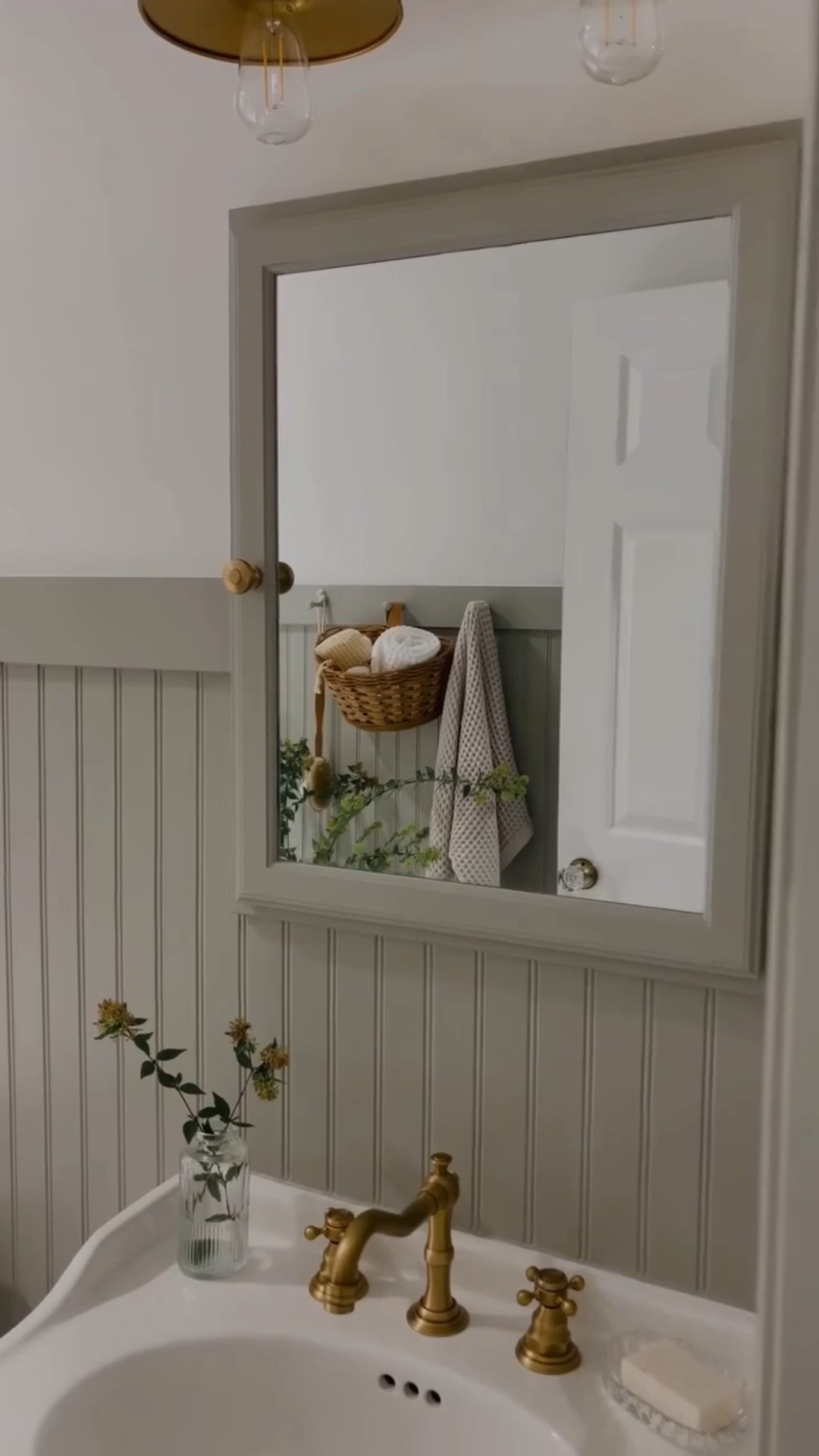 A small bathroom can still make a big impression. 🤍 This client’s hallway bathroom went from plain and overlooked to a beautiful, thoughtfully designed space—and years later, it’s still one of my favorite transformations.

As an interior designer, I love showing how the right finishes and details can bring character to even the simplest room.

Sharing the before and after, with sources and similar finds linked below. Save this for your next small bathroom remodel, guest bathroom refresh, or bathroom design inspiration!