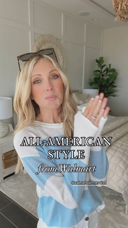 Add these All-American styles to your Walmart cart! Timeless looks for spring and summer never go out of style!  

I’m wearing a small in all and a size 25 in jeans. The jeans are a bit snug so you could also go up a size probably. 

#walmartpartner #ad @walmart @walmartfashion #walmartfinds #walmart #iywyk #walmartfashion

#LTKover40 #LTKstyletip #LTKfindsunder50