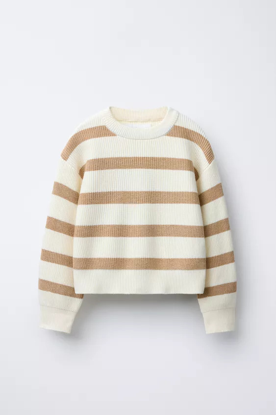 STRIPED KNIT SWEATER | Zara US