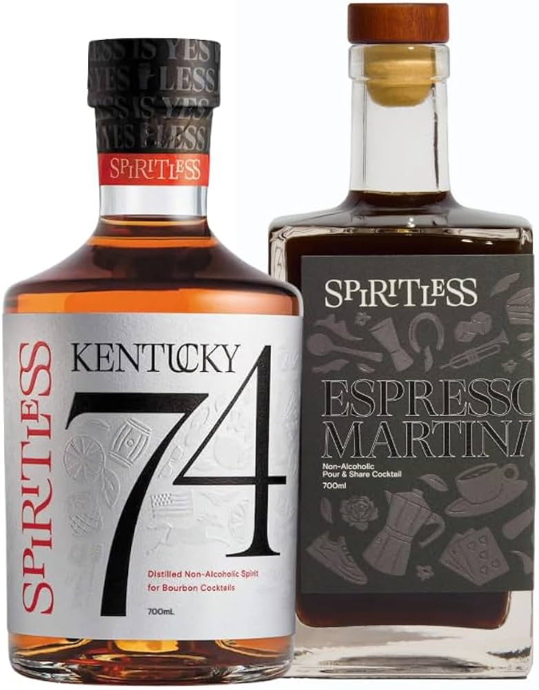 Spiritless Barrel & Bean Bundle | Non-alcoholic Bourbon & Espresso Martini | Award-Winning NA Spi... | Amazon (US)