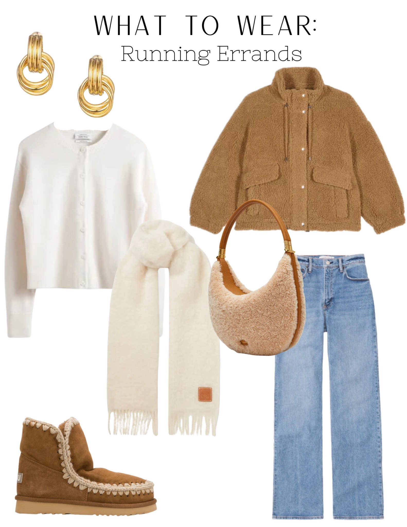 What to Wear : Running Errands 

#outfitoftheday #ootd #whattowear #shearling #scarf #winterboots

#LTKstyletip #LTKshoecrush #LTKSeasonal