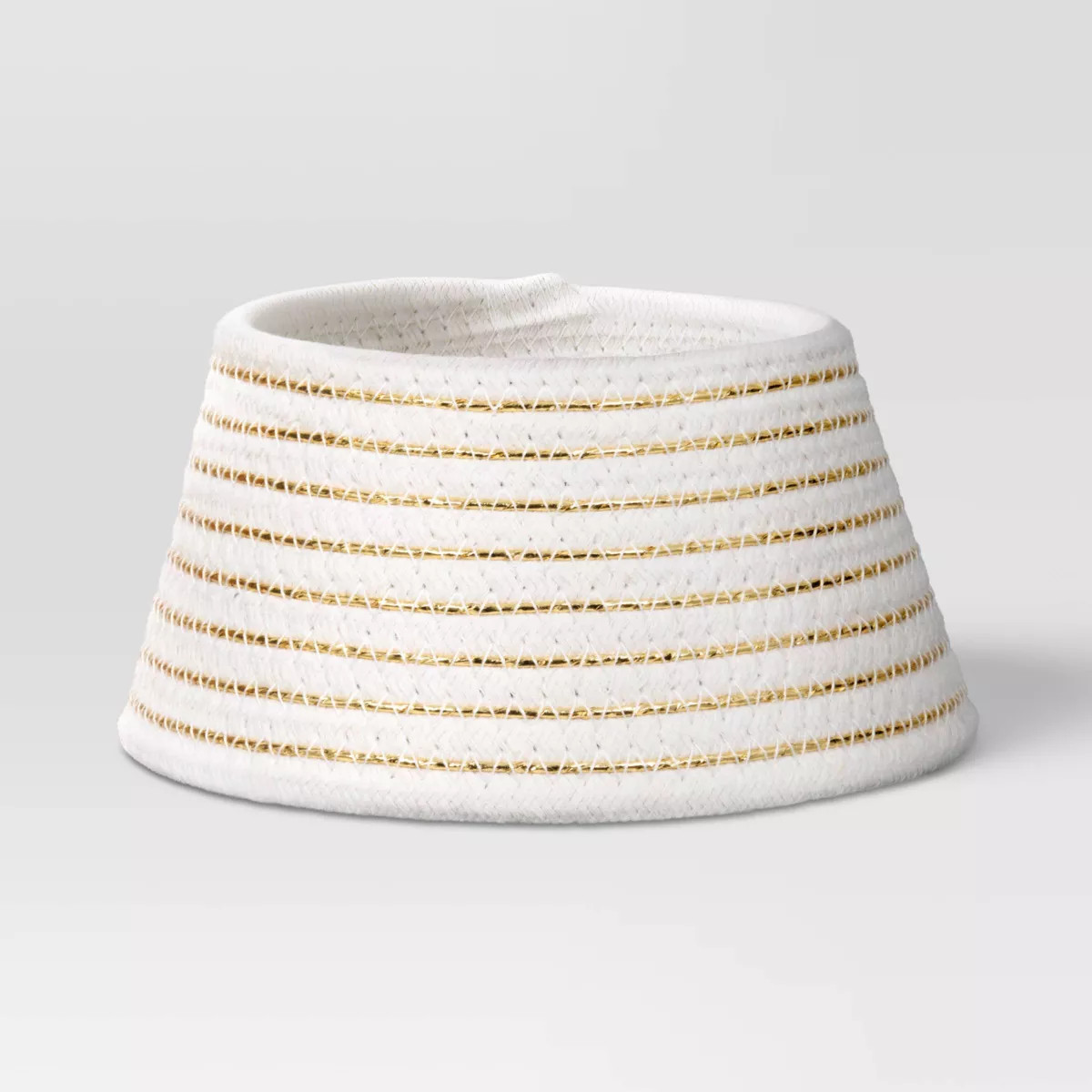 7" Christmas Wrap Mini Tree Collar White Gold - Wondershop™ | Target