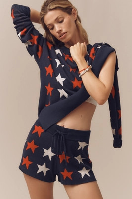 Beach Riot Callie Star Oversized Crew-Neck Sweater | Anthropologie (US)
