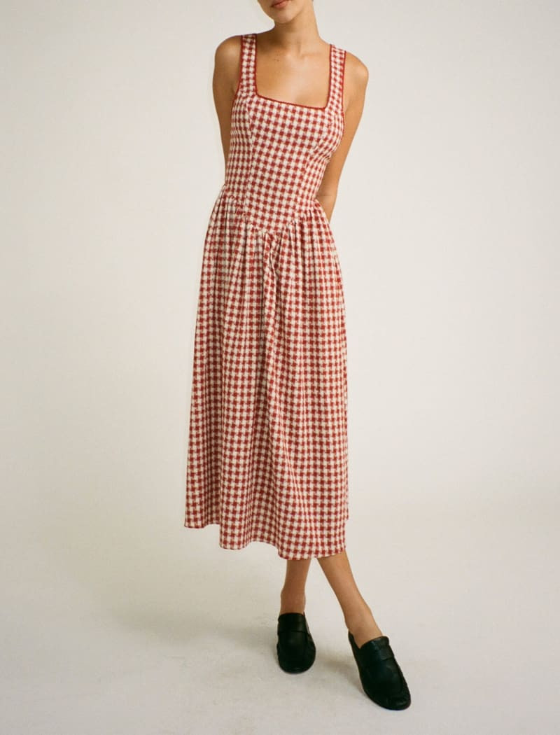 Toulouse Midi Dress | Cherry Pie | Rumored