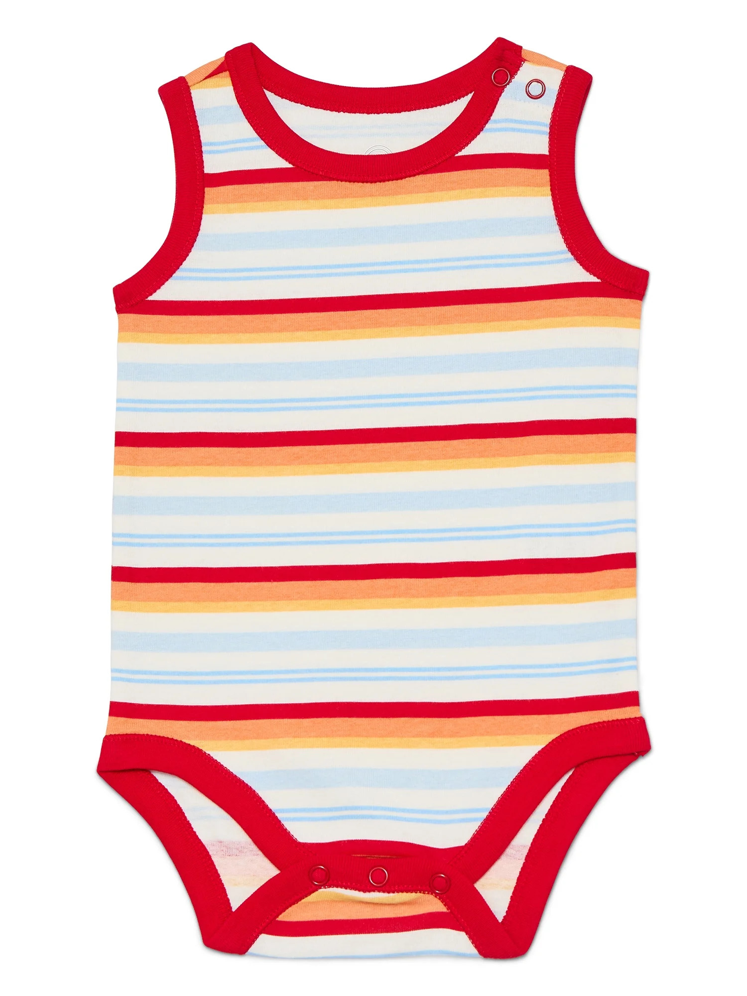 Wonder Nation Baby Boys Tank Bodysuit, Sizes 0-24 Months | Walmart (US)