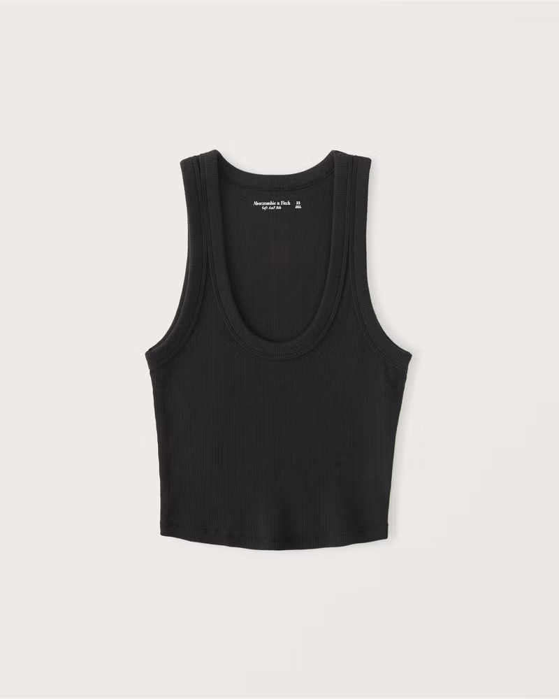 Essential Scoopneck Tank | Abercrombie & Fitch (US)