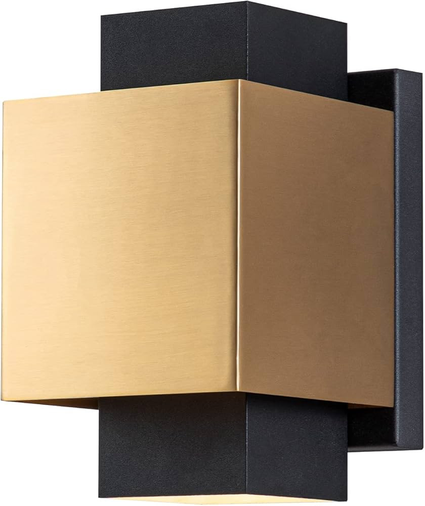 OUPAVOCS Gold Led Outdoor Lights Fixture, Modern Wall Sconce Indoor, Waterproof Exterior Wall Lig... | Amazon (US)