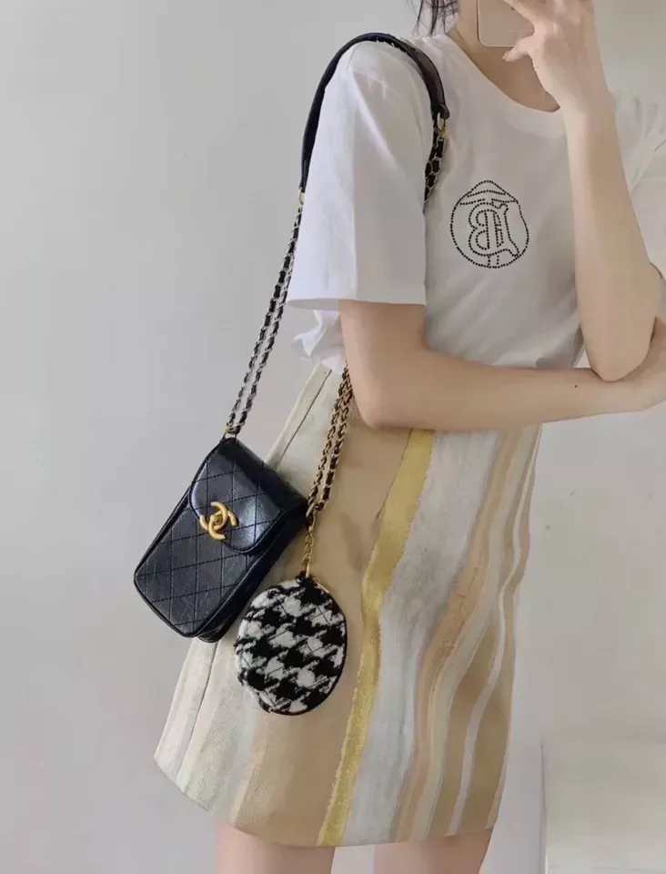 Chanel VIP 2-way leather sling bag