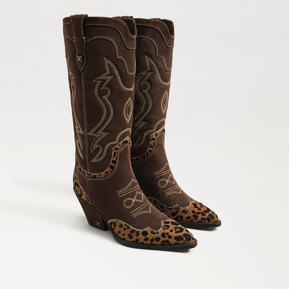 James Wide Calf Western Boot | Sam Edelman
