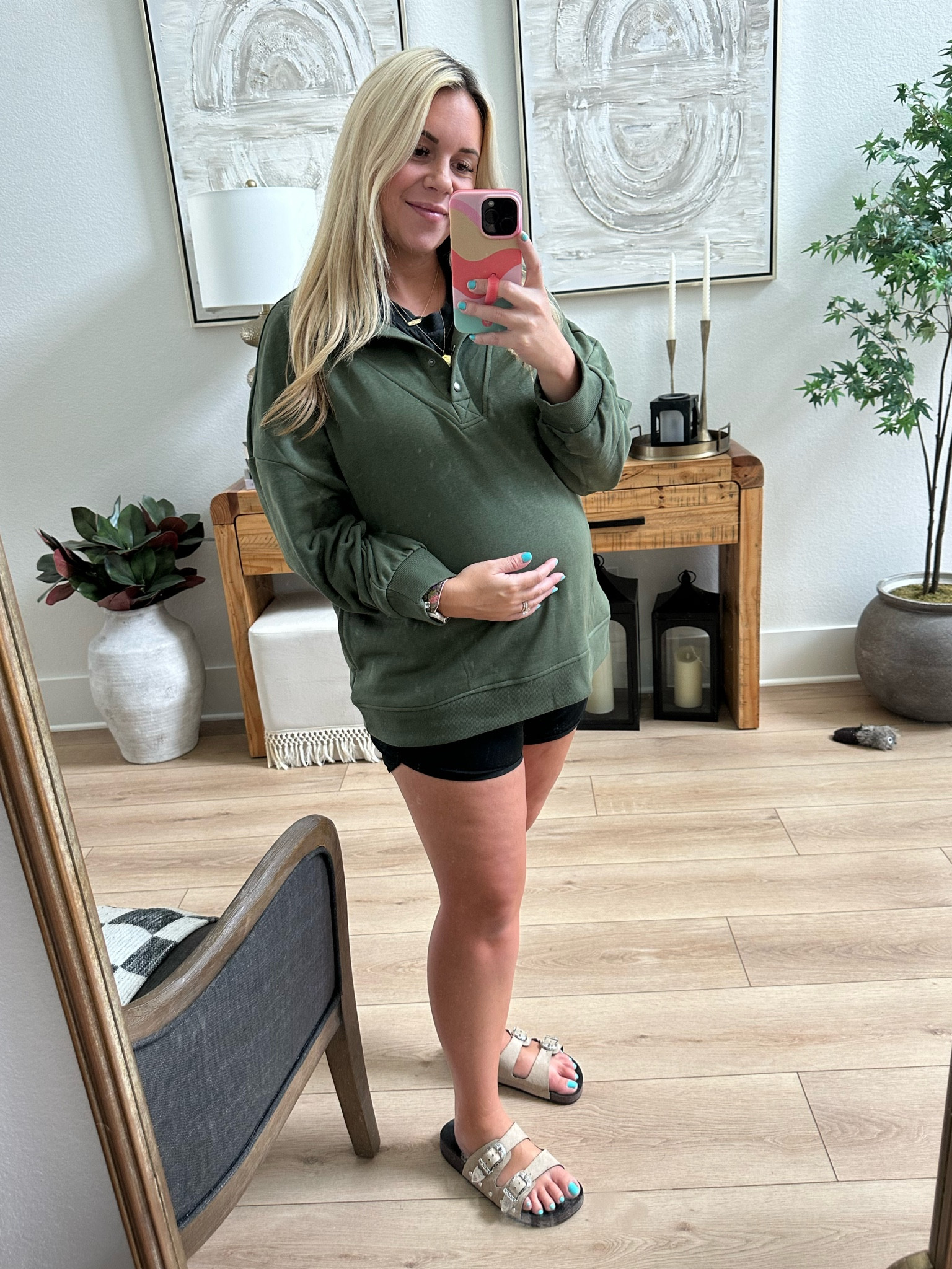 Only $18!!! Size up for roomy or oversized fit because they’re tts. I’m in a 2x for the bump. xl fit me fine but I wanted it more roomy. Walmart fashion, walmart pullover, sweatshirt from Walmart #LTKBacktoSchool

#LTKBaby #LTKBump