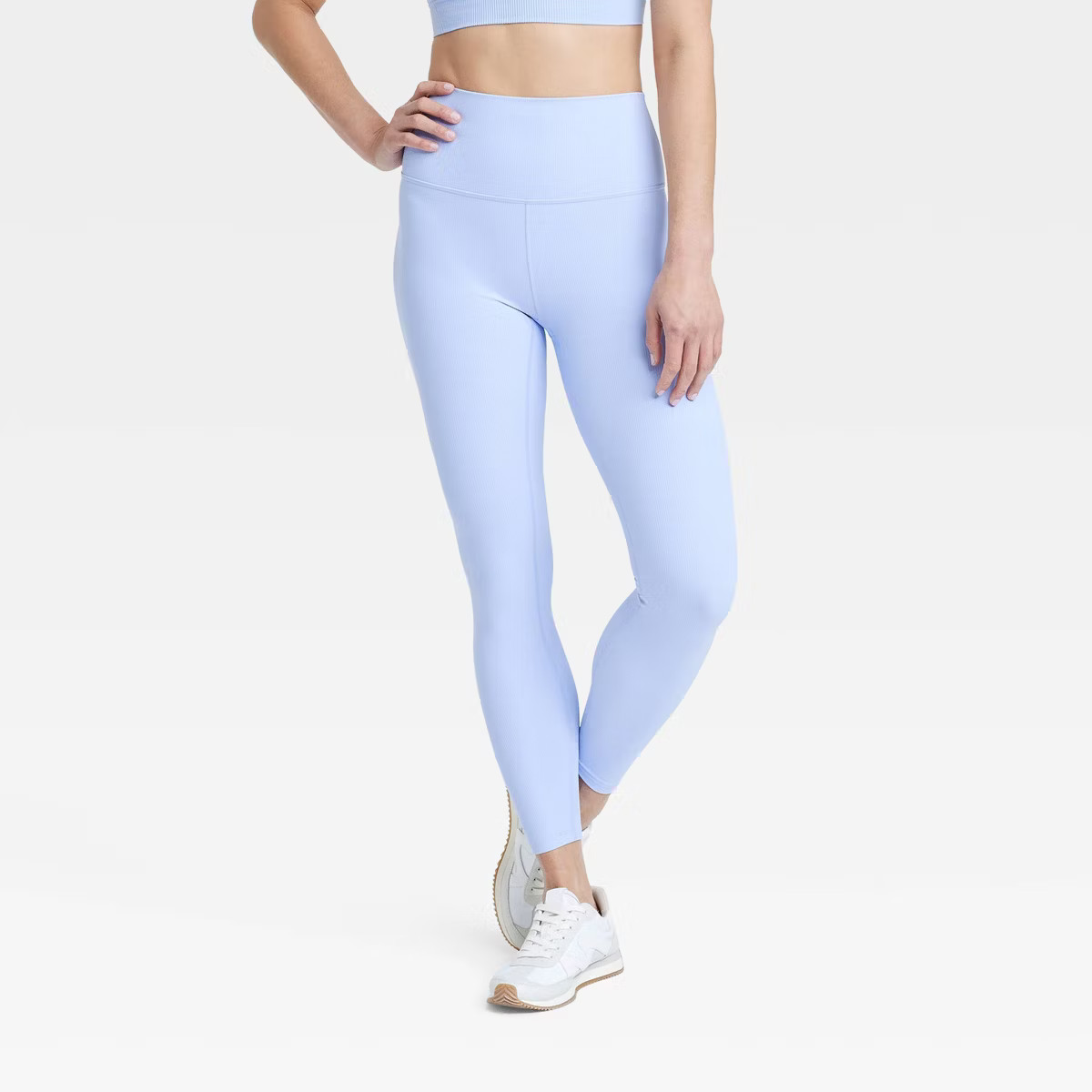 Women's Everyday Soft High-Rise Ribbed 7/8 Leggings - All In Motion™ | Target