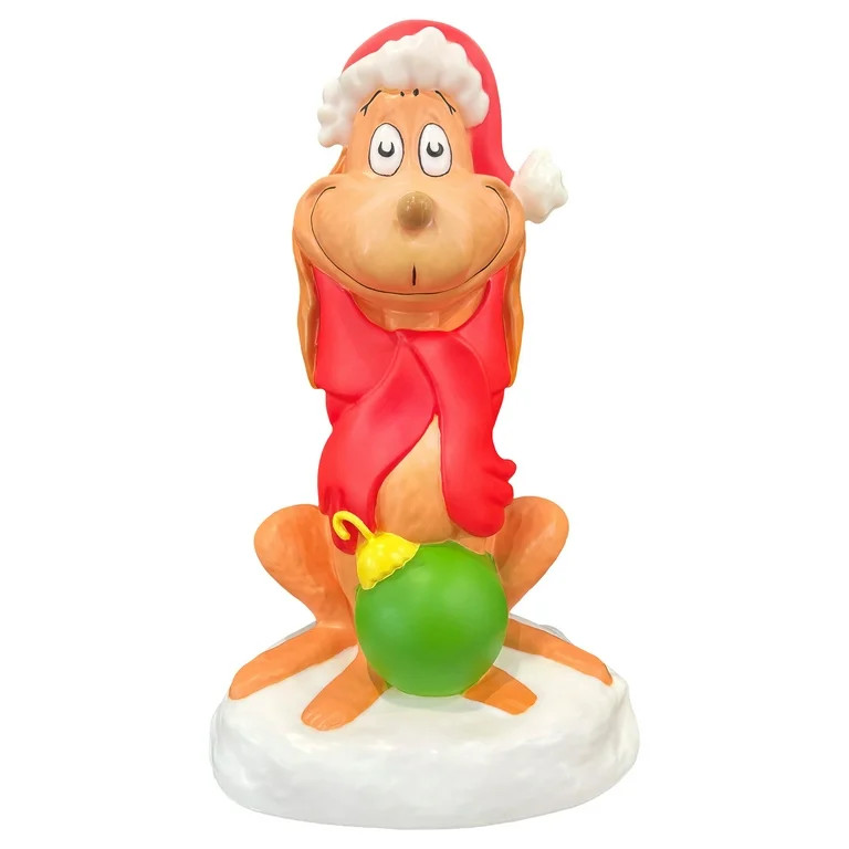 Christmas LED Blow Mold Decor Max Santa Hat Dr. Seuss' The Grinch 11.22 in x 9.64 in x 19.48 in 1... | Walmart (US)