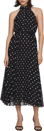 MANGO Adela Tie Waist Midi Dress | Nordstrom | Nordstrom