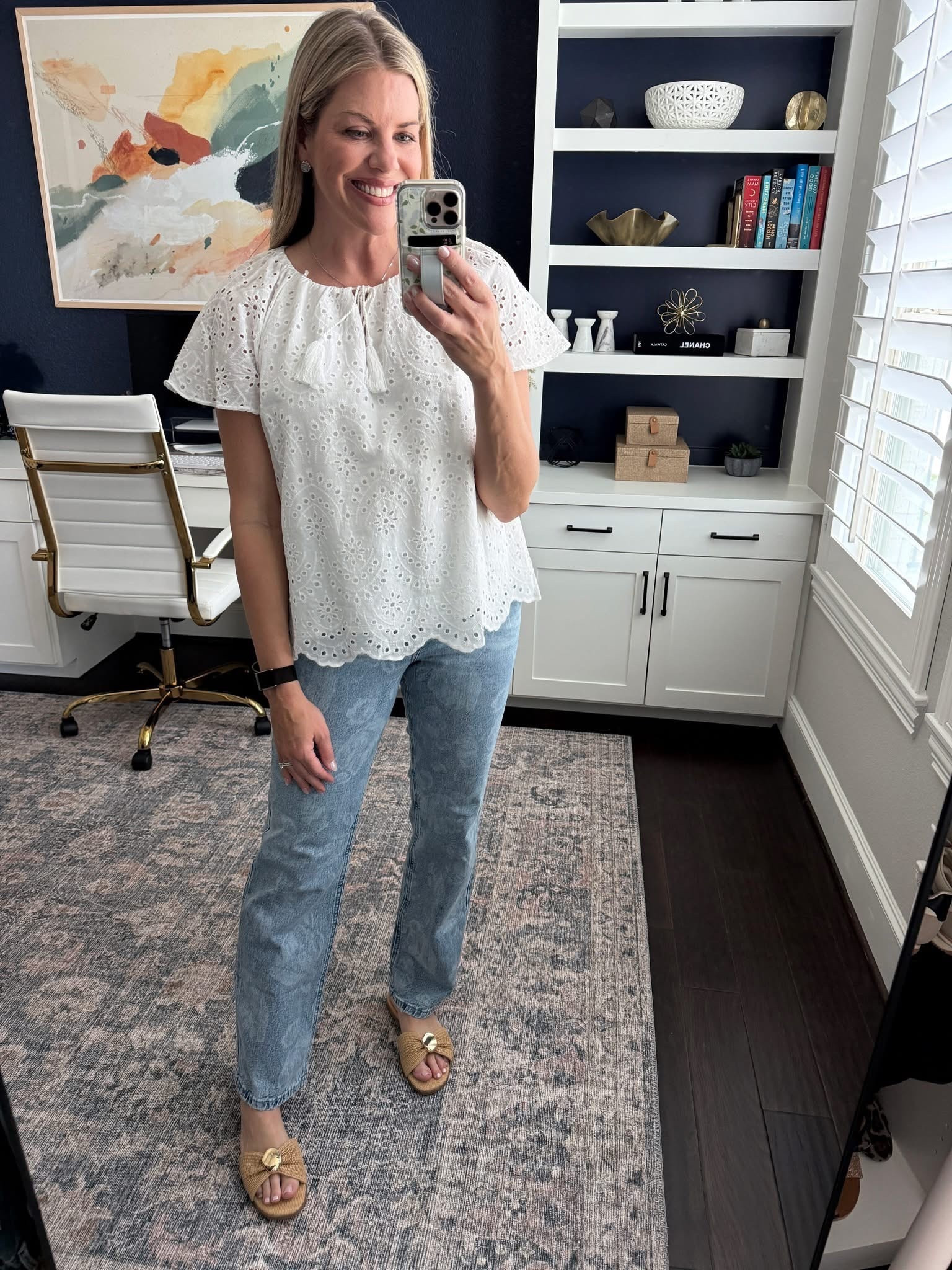 Spring has sprung in Texas and I’m loving it! 🥰 
@maurices 
@Gibsonlook 
@Target 
@butberry

#LTKOver40 #LTKMidsize #LTKootd