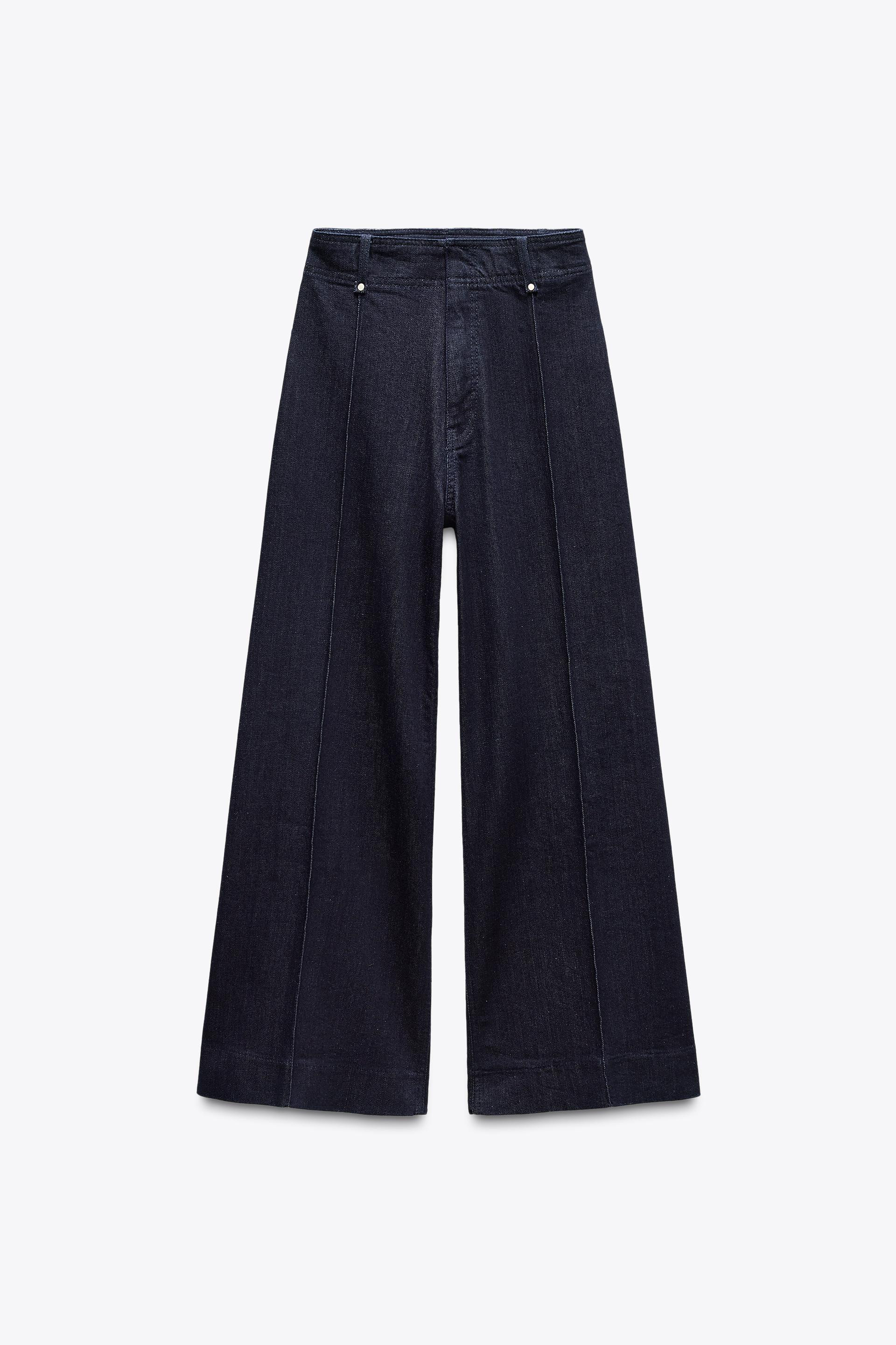 ZW COLLECTION WIDE-LEG HIGH-WAIST JEANSBlue+9 | Zara UK