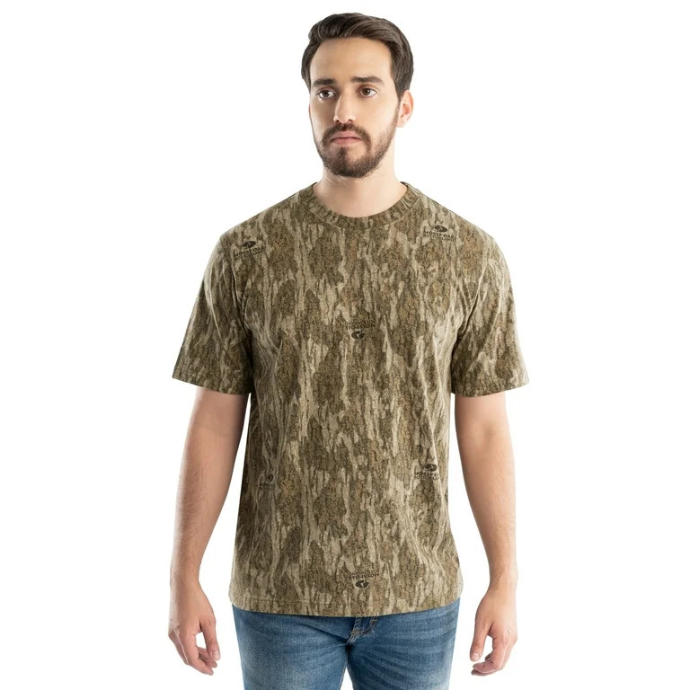 Mossy Oak Men Short Sleeve Hunting Shirts, Camouflage, XL, Size S-3XL | Walmart (US)