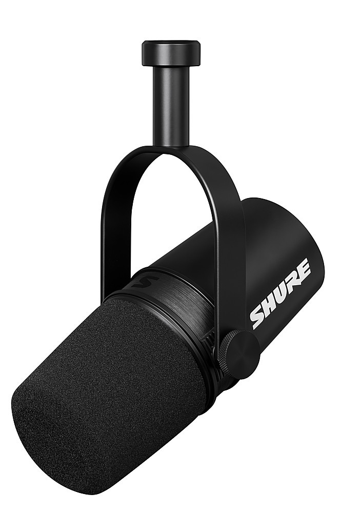 Shure - MV7X XLR Podcast Mic-Pro Quality Dynamic - Black | Best Buy U.S.