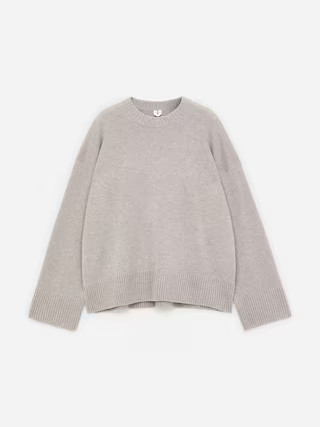 Oversized Pure Cashmere Jumper​ – Light Mole – ARKET GB | Arket UK