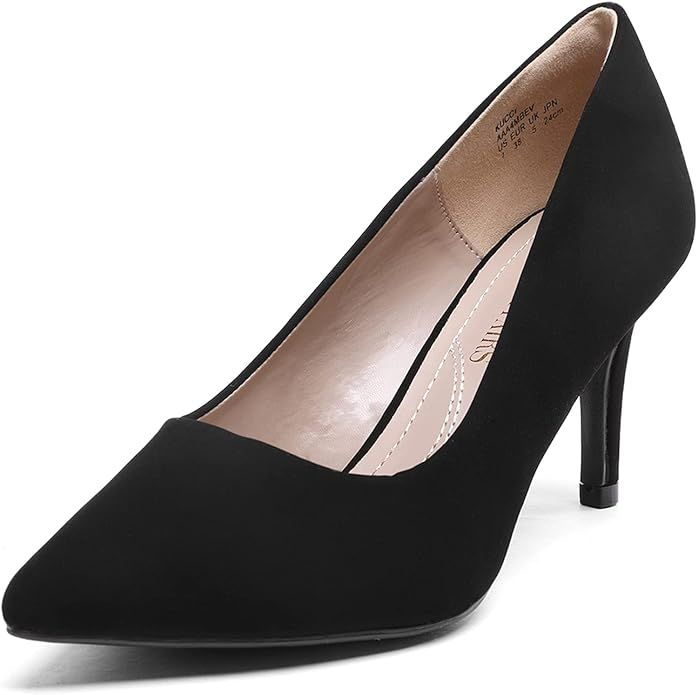 DREAM PAIRS Women's Kucci Classic Fashion Pointed Toe High Heel Dress Pumps Shoes | Amazon (US)