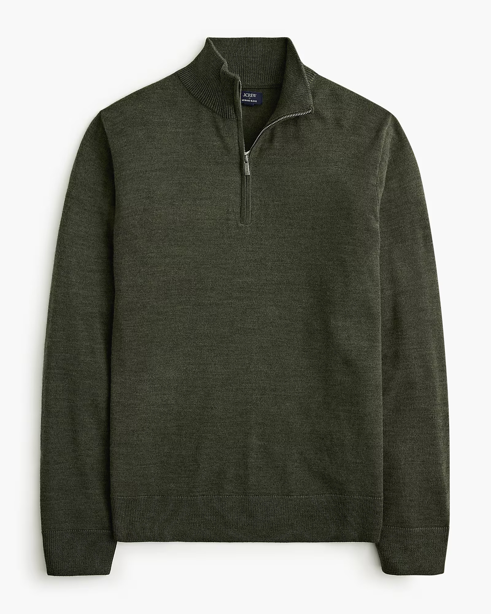 Merino wool-blend half-zip | J.Crew Factory