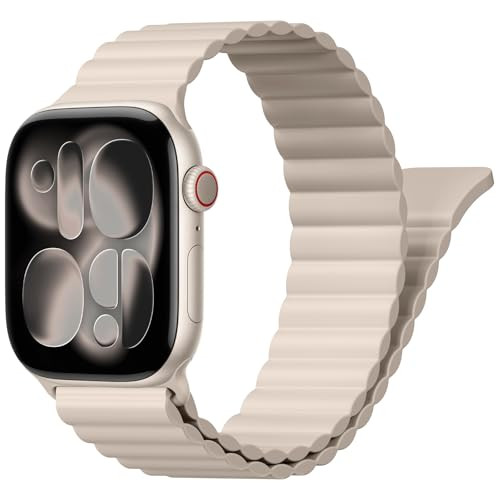 Magnetic Sport Bands for Apple Watch Band 40mm 38mm 41mm 42mm 44mm 45mm 46mm iWatch bands for Wom... | Amazon (US)