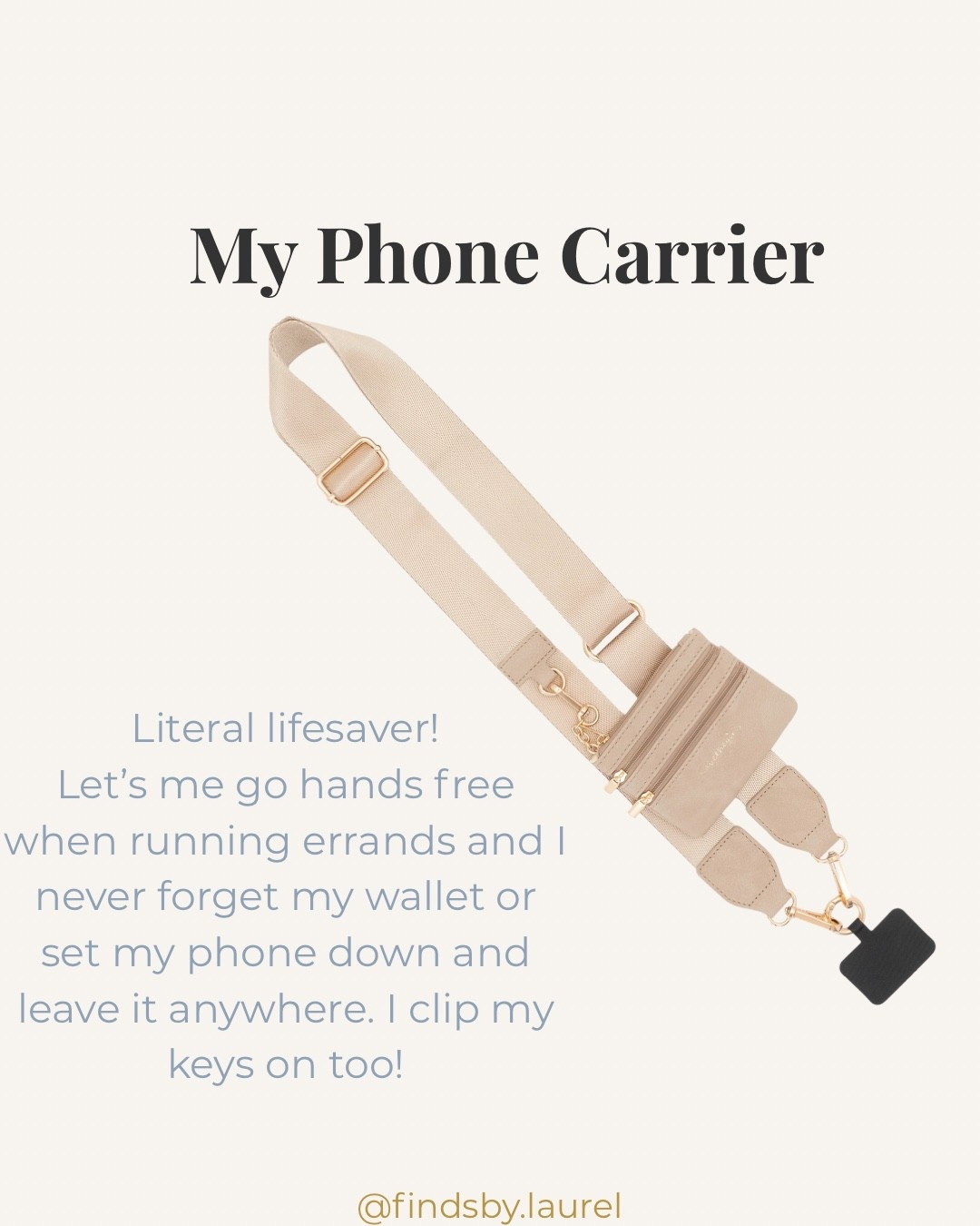 Phone Carrier: One of those things I didn’t know I needed until I had it 🙌🏼 Keeps my phone, cards + keys right on me while still letting me be completely hands-free. SO good for errands with kids.

#LTKmomlife #LTKTravel #LTKdayinmylife